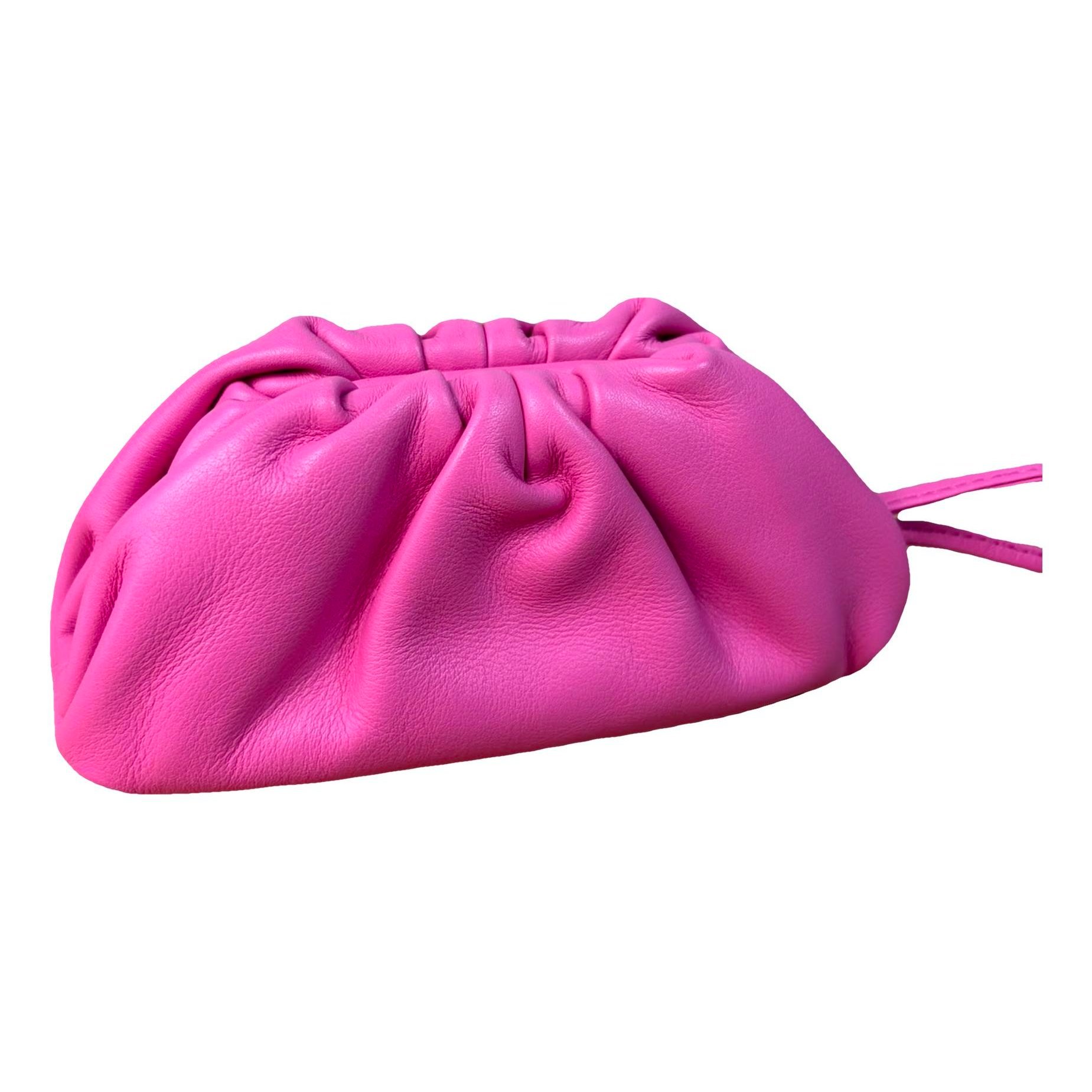 Pouch leather handbag