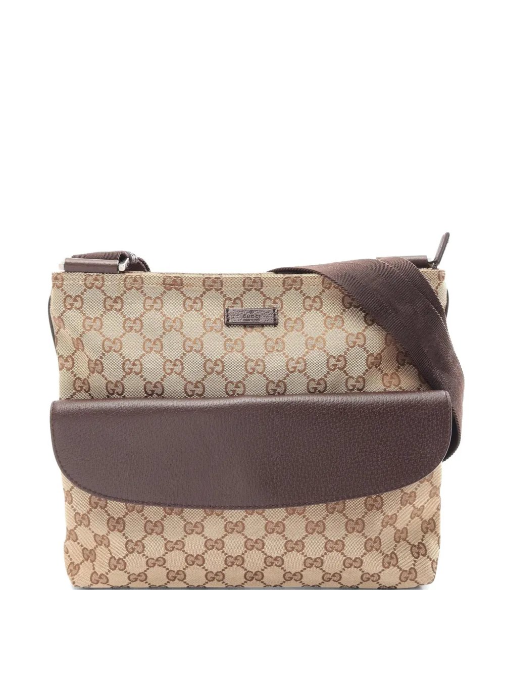 Gucci 2000s GG canvas shoulder bag