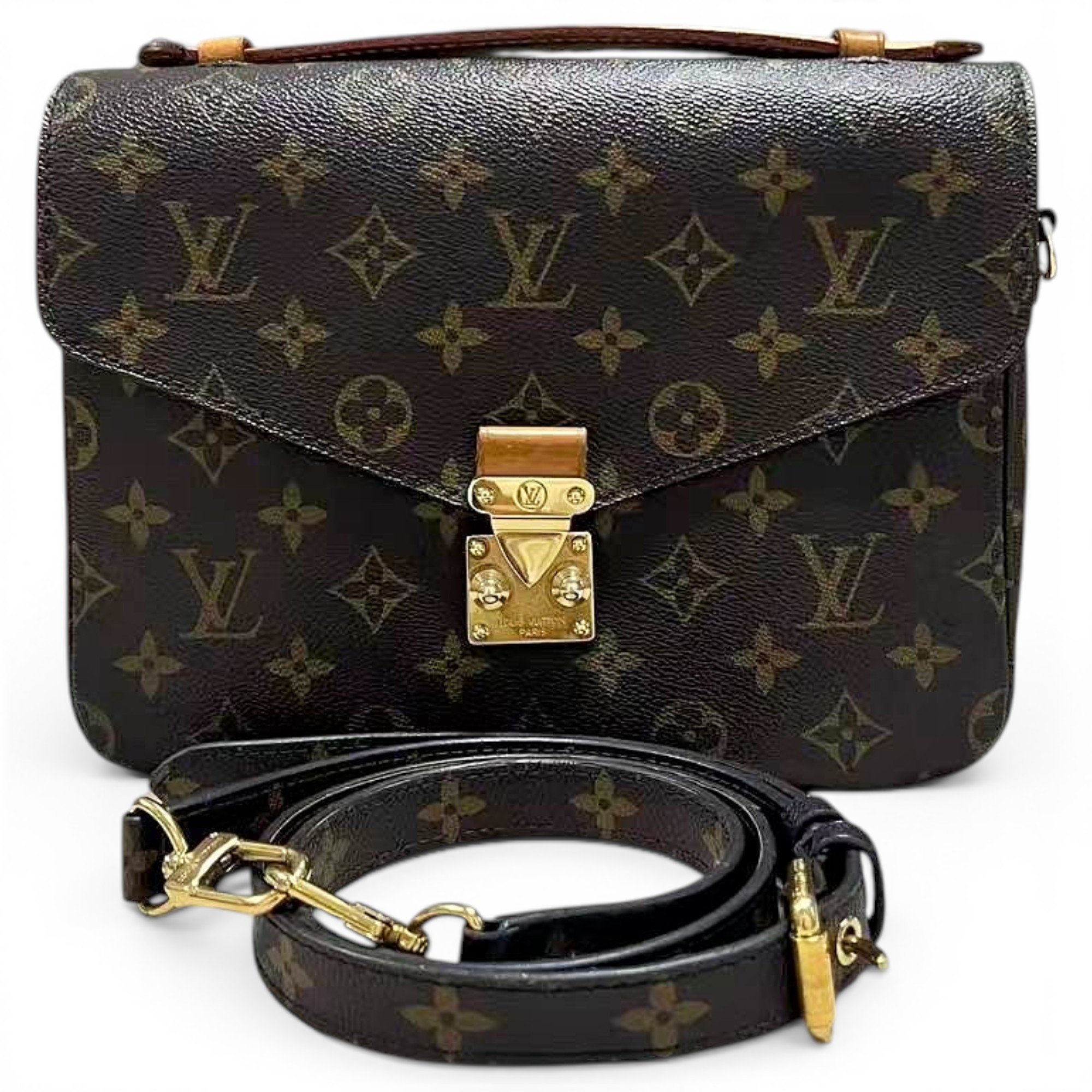 Metis leather handbag