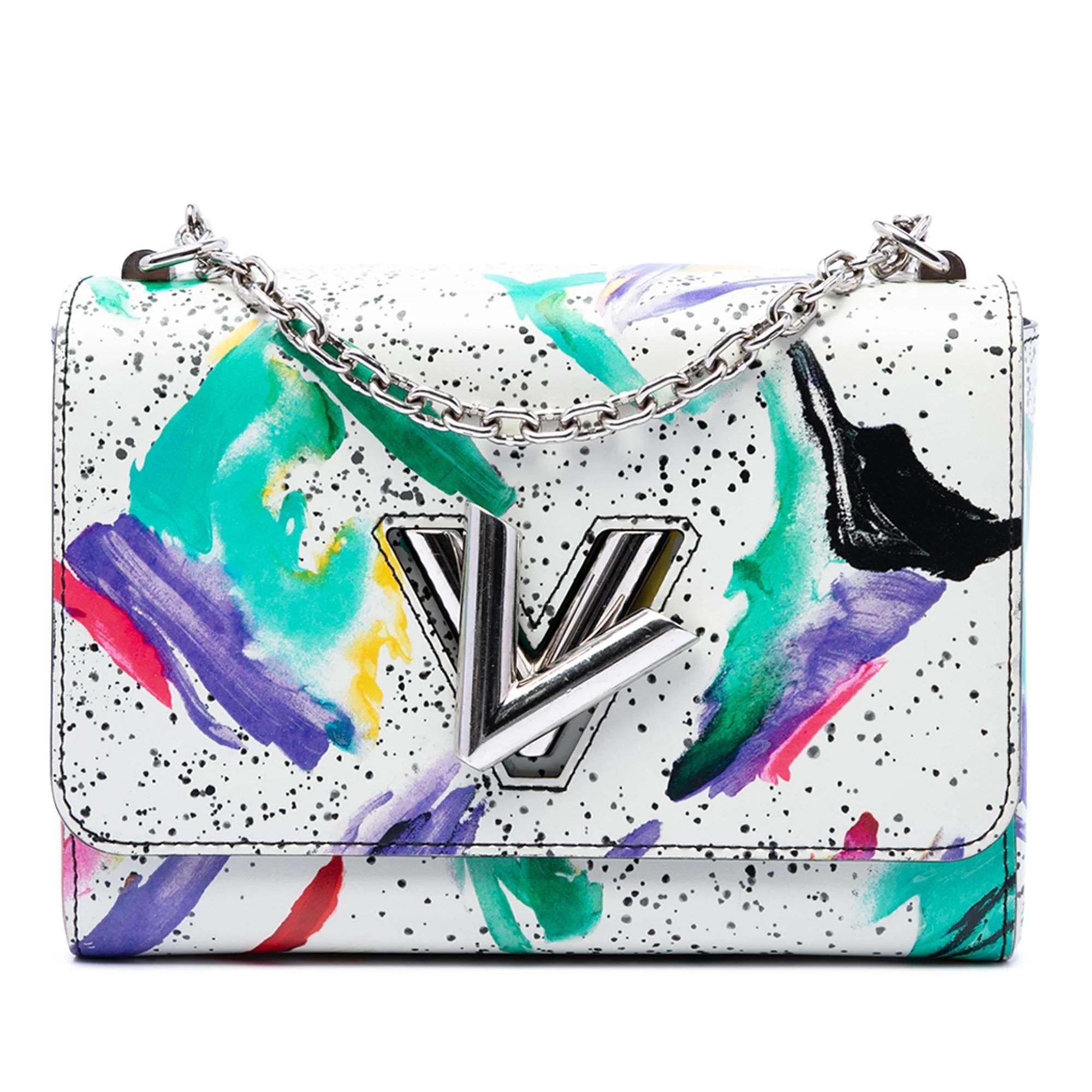 Twist pony-style calfskin handbag