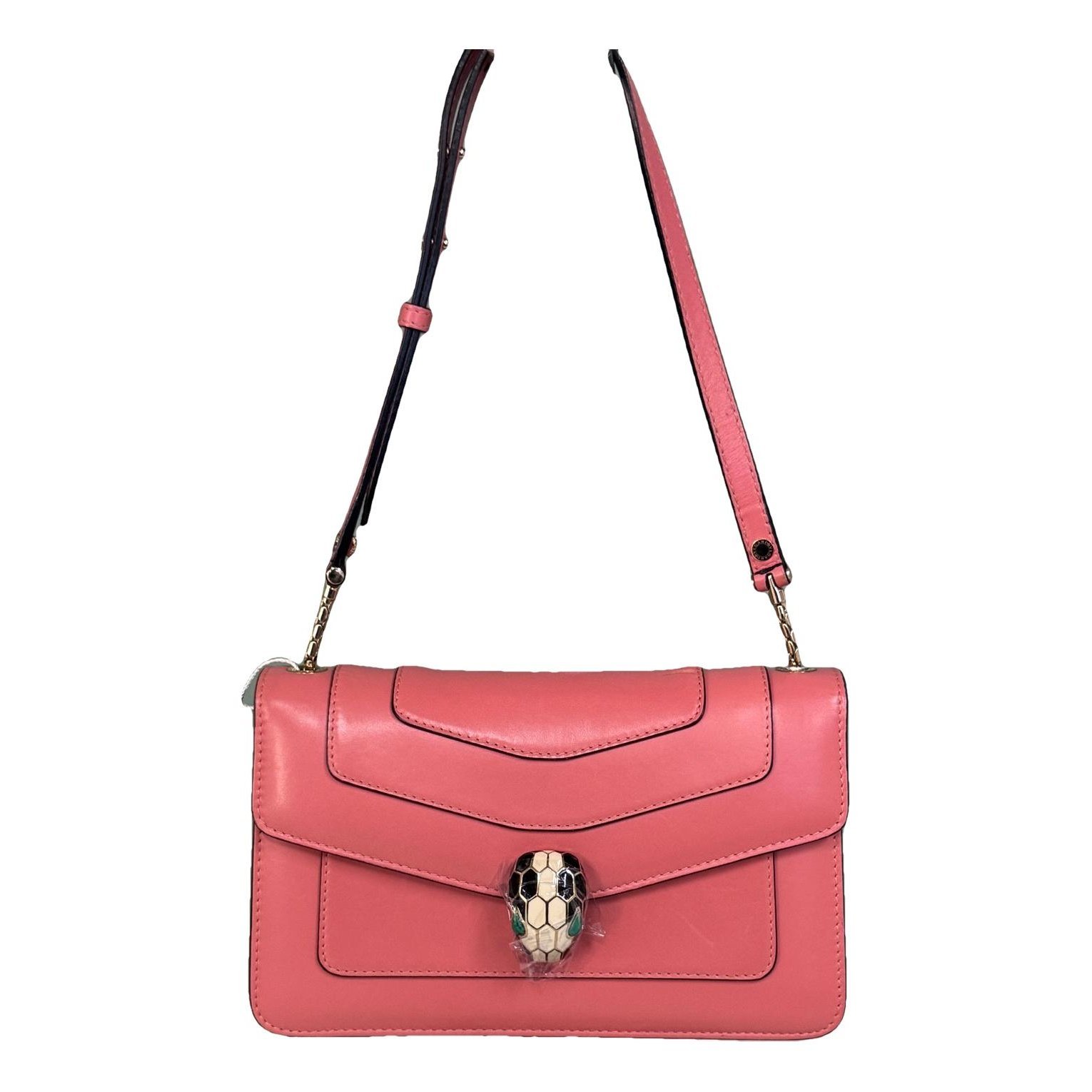 Serpenti leather handbag