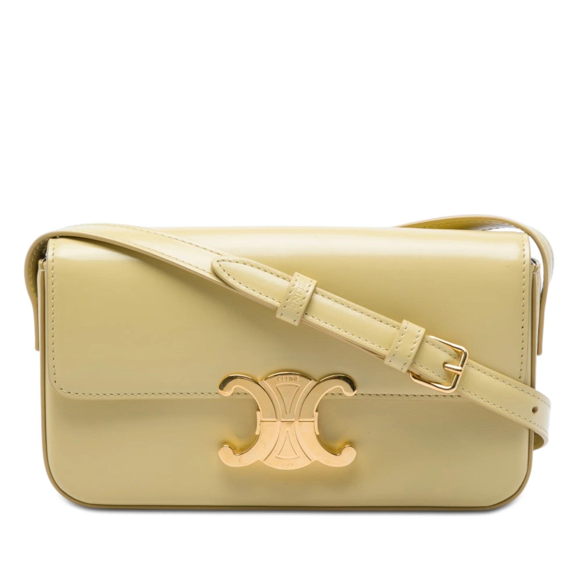 Triomphe pony-style calfskin handbag