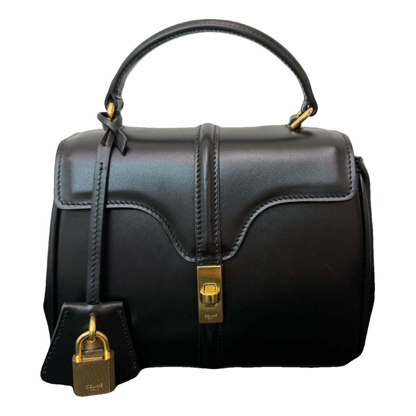 Sac 16 leather handbag