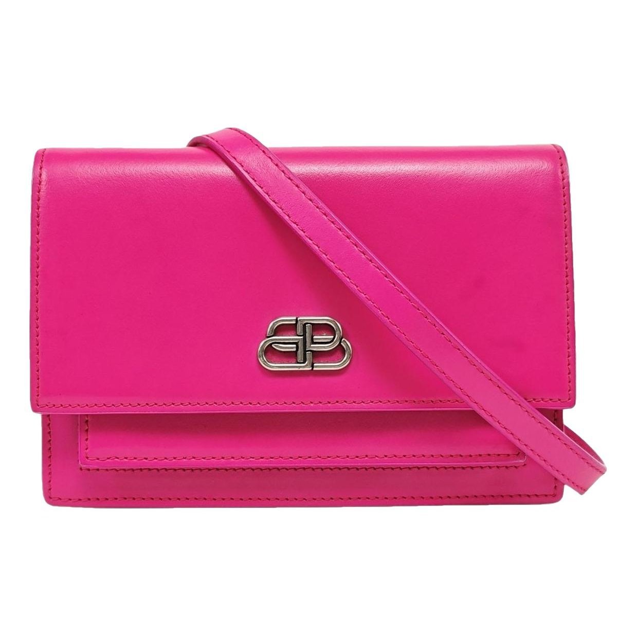 Sharp leather handbag
