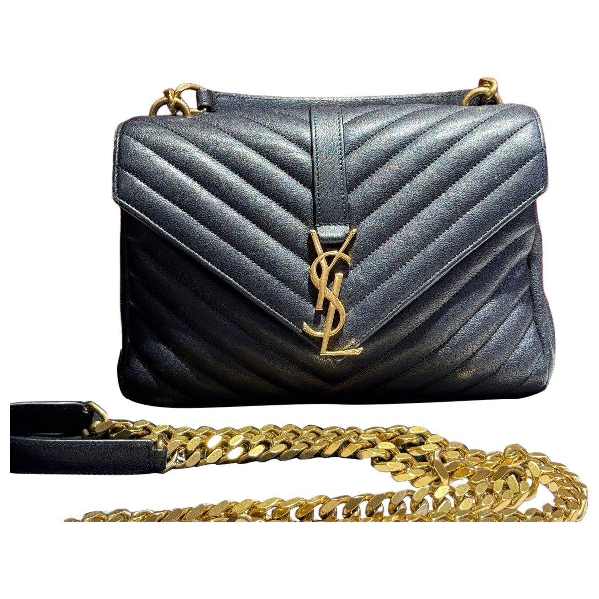 Collége monogramme leather handbag