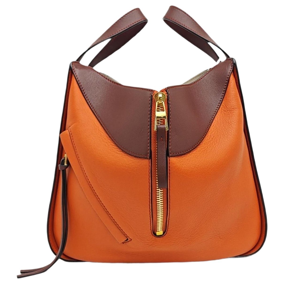 Hammock leather handbag