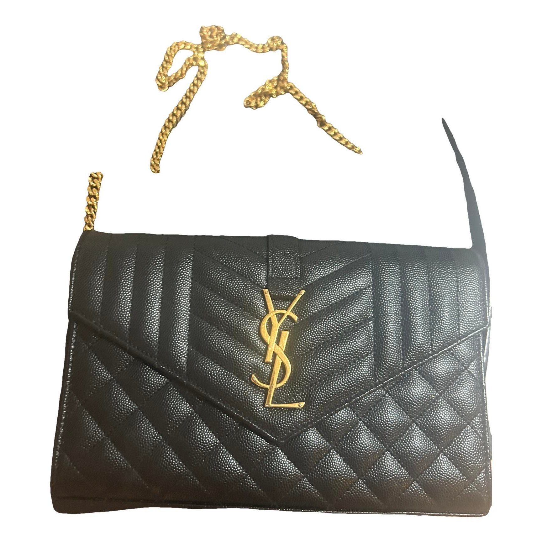 Envelope leather crossbody bag