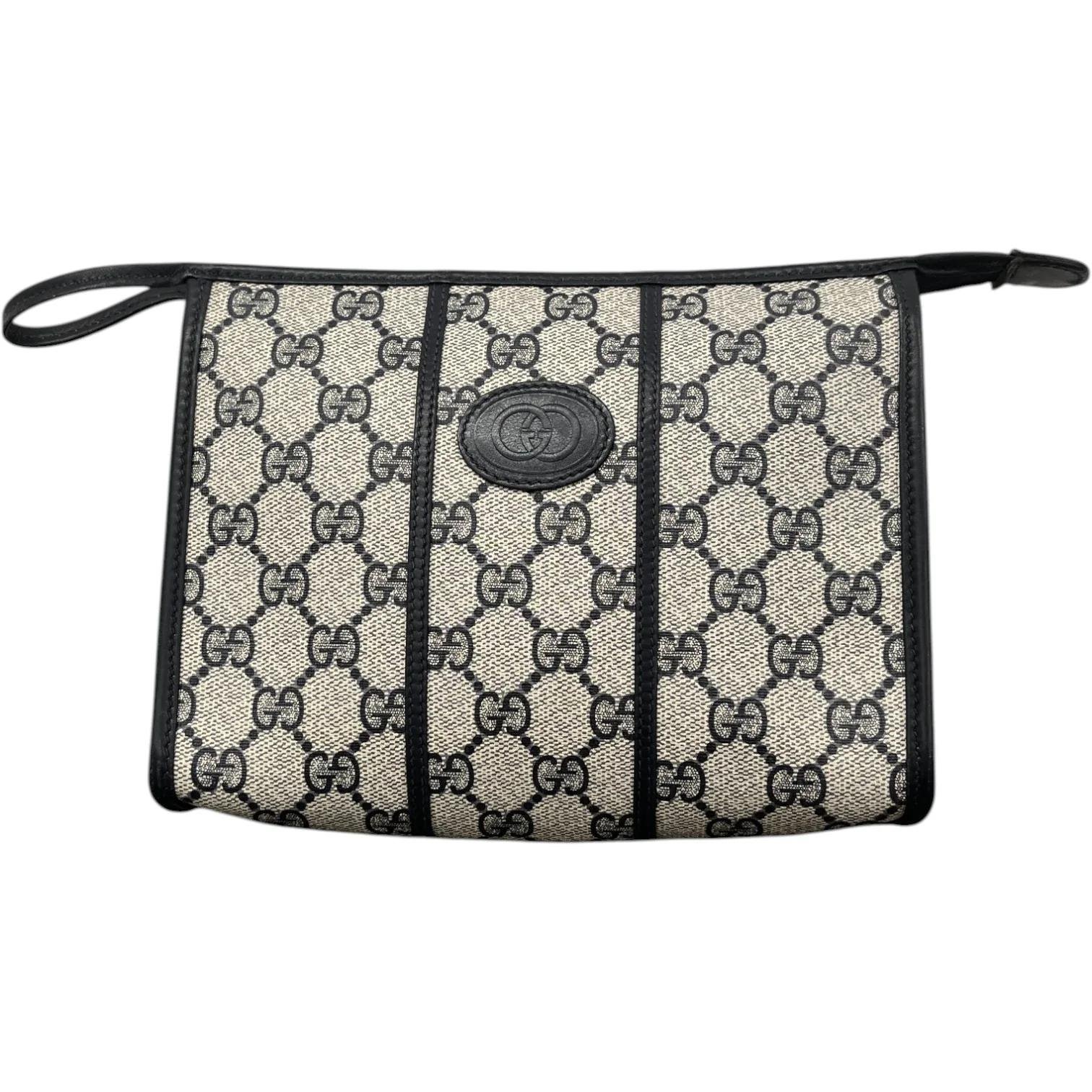 Leather vanity case
