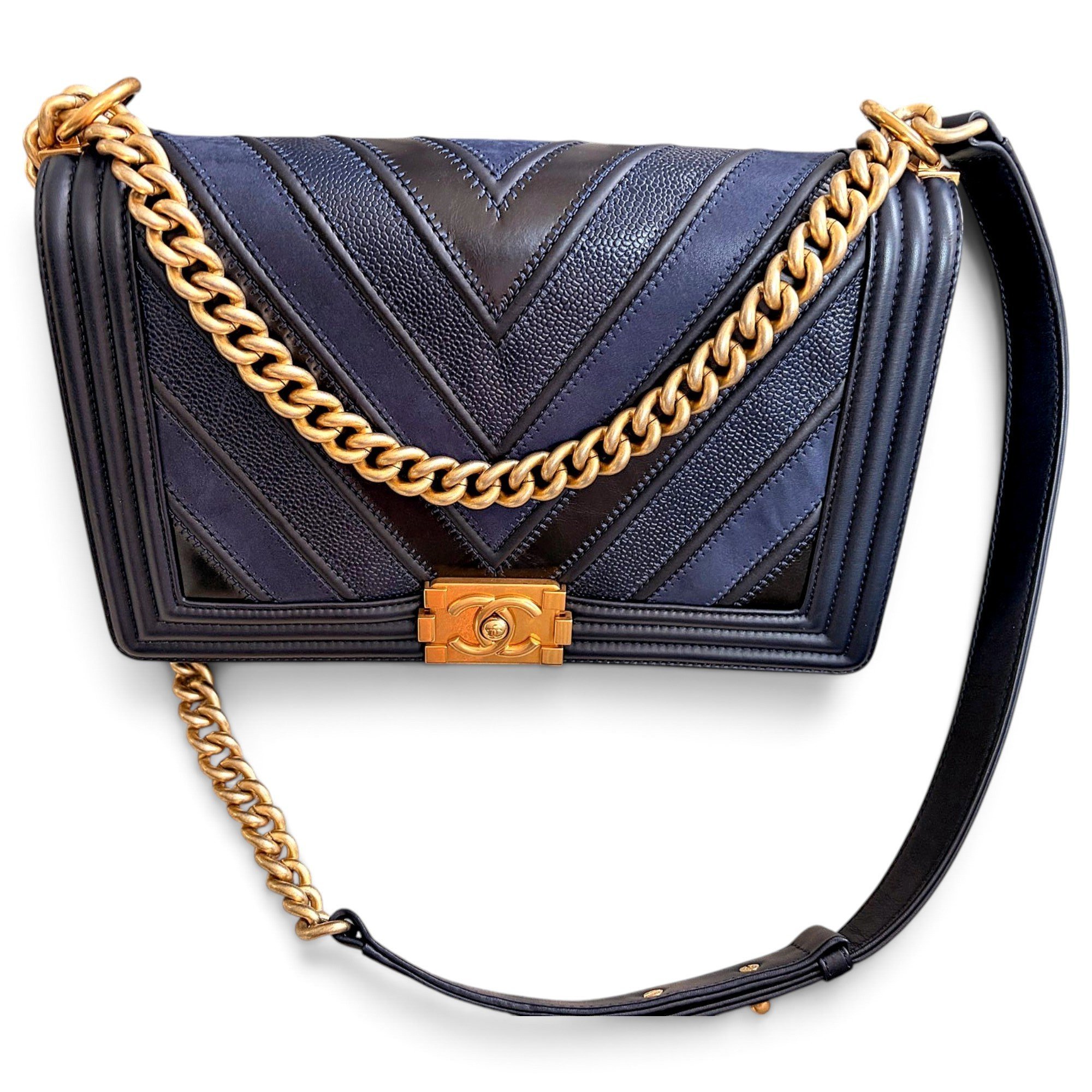 Boy leather handbag