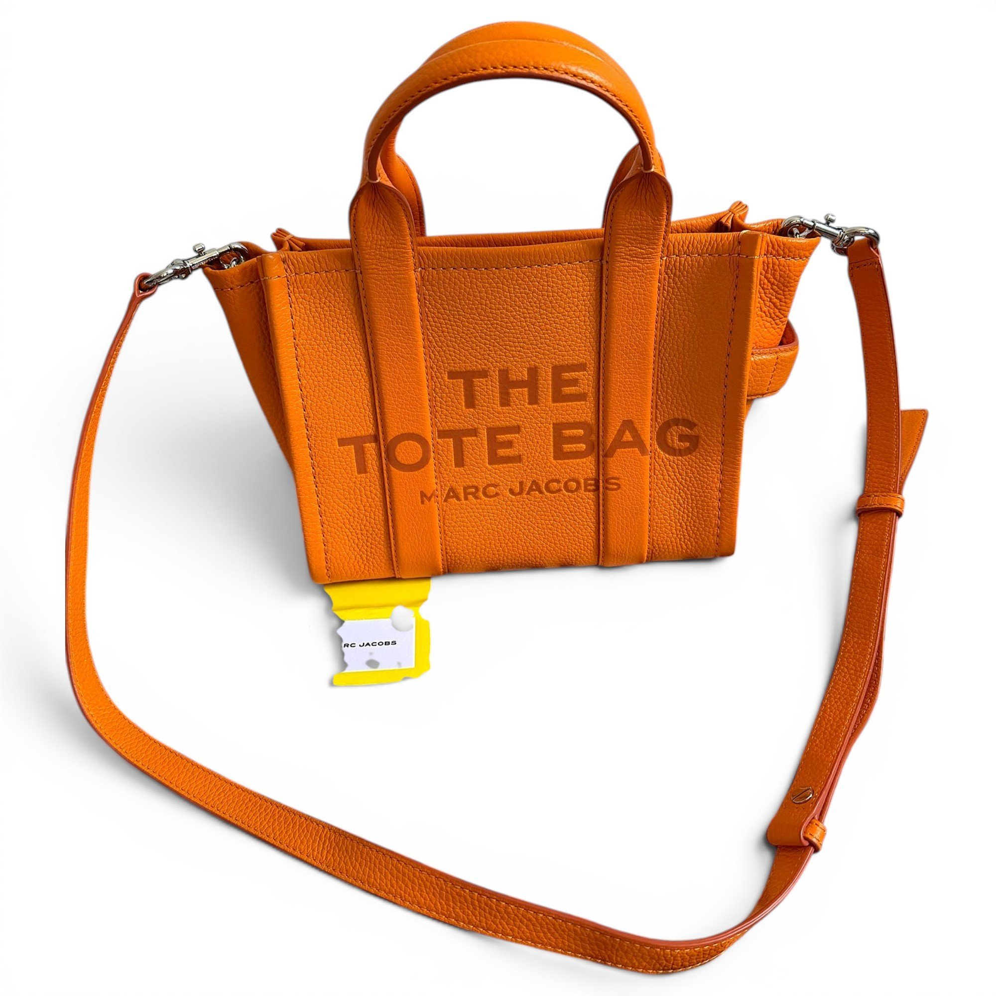 The Tag Tote leather tote