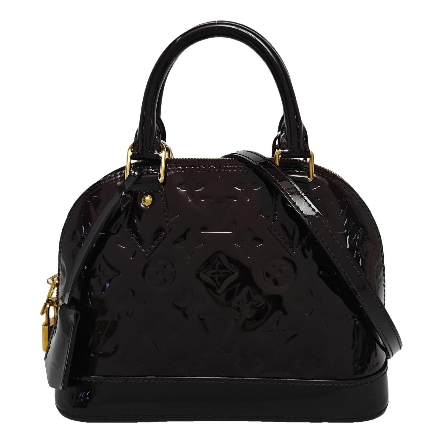 Alma patent leather handbag
