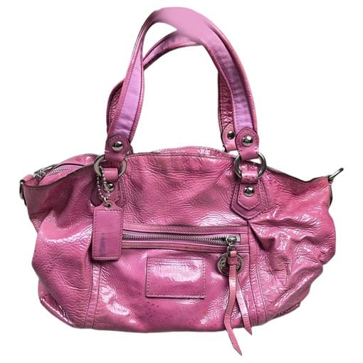 Patent leather handbag