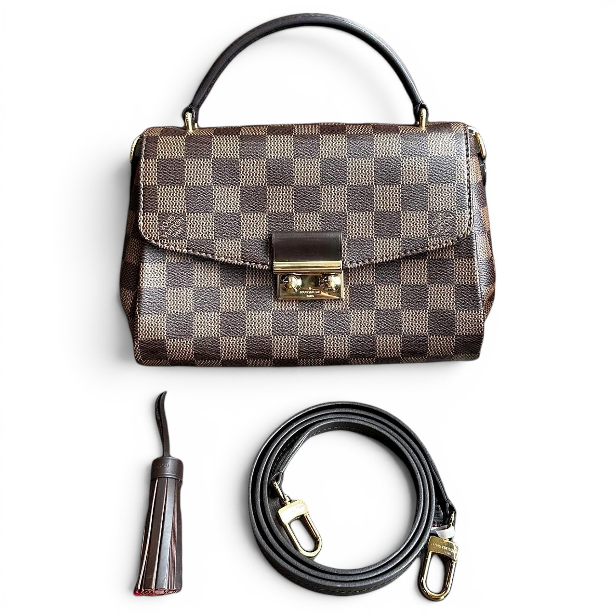 Croisette leather handbag