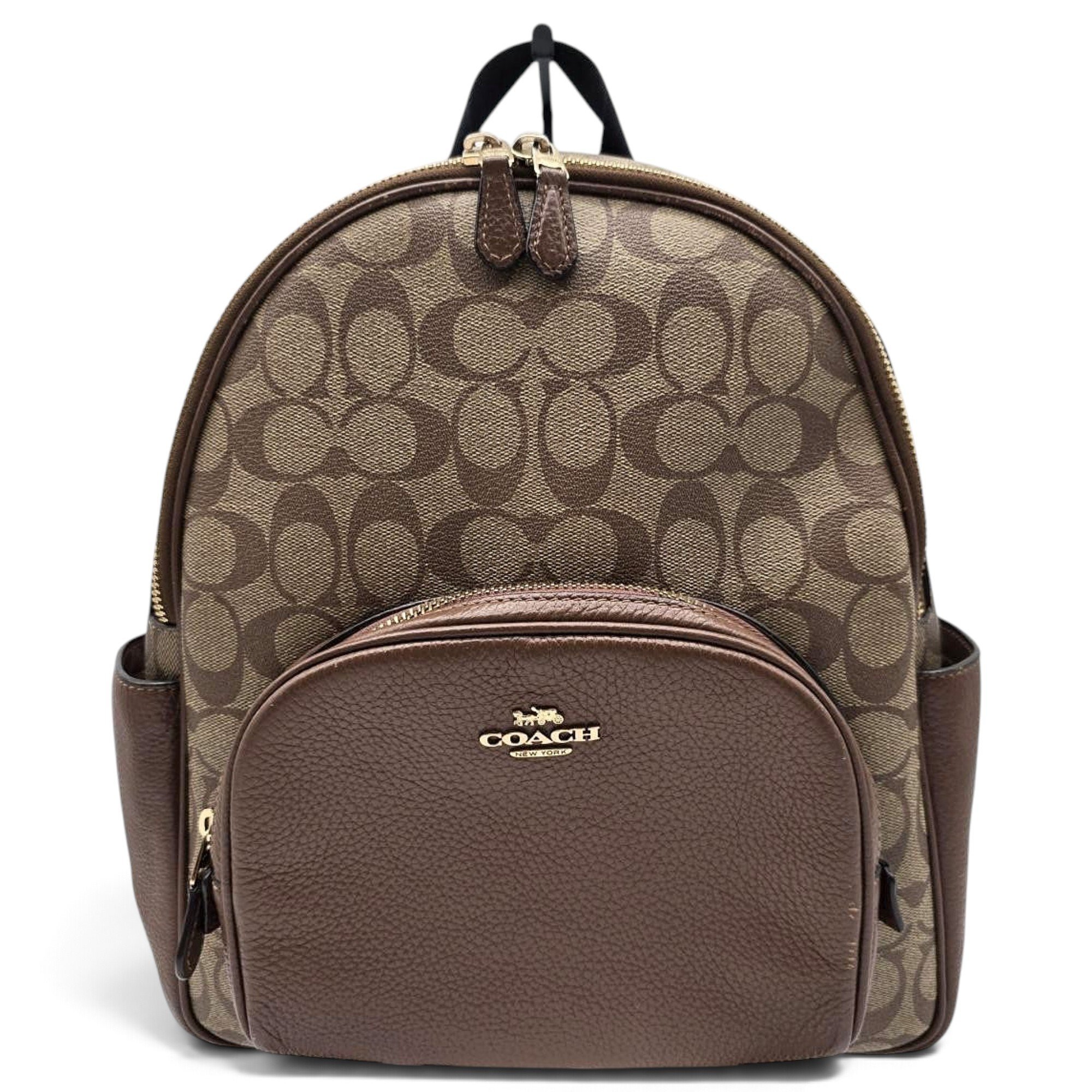 Leather backpack