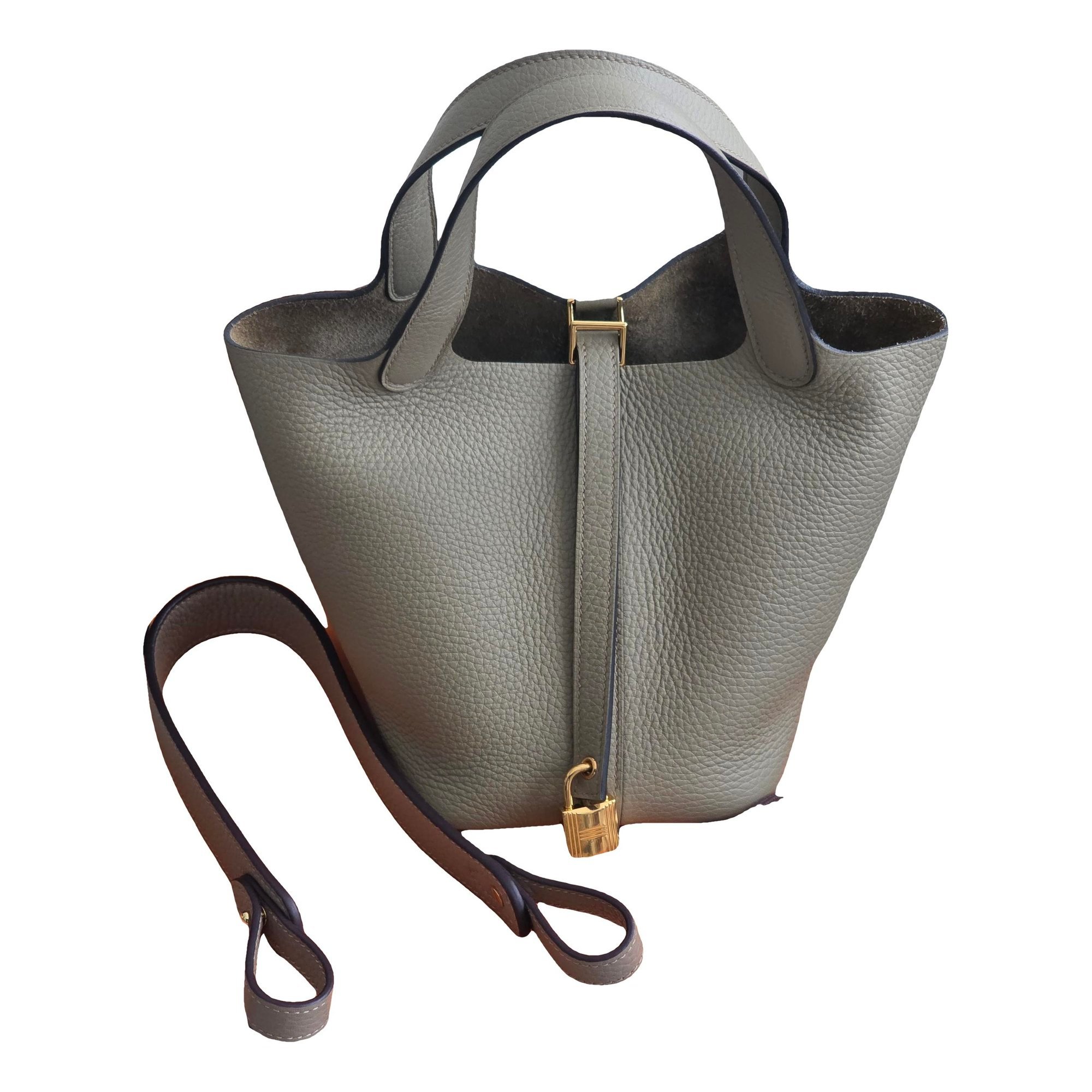 Hermes Picotin leather tote