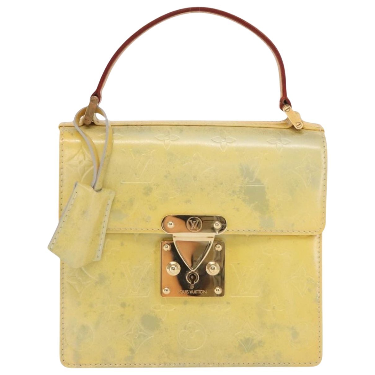 Spring street patent leather handbag