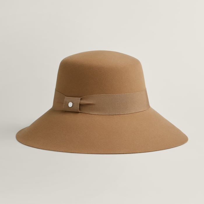 Beige Camel Farrah Clou De Selle Hat