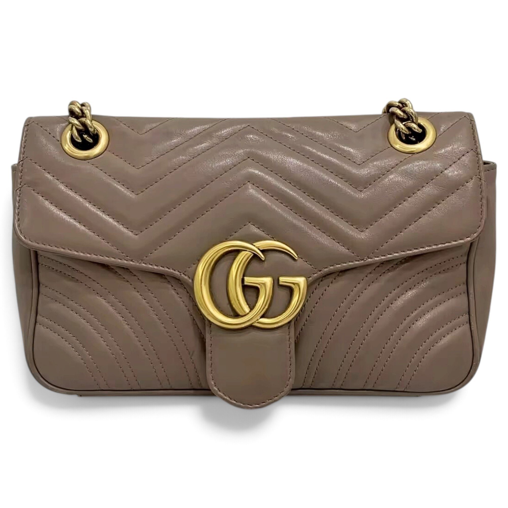 GG Marmont Flap leather handbag