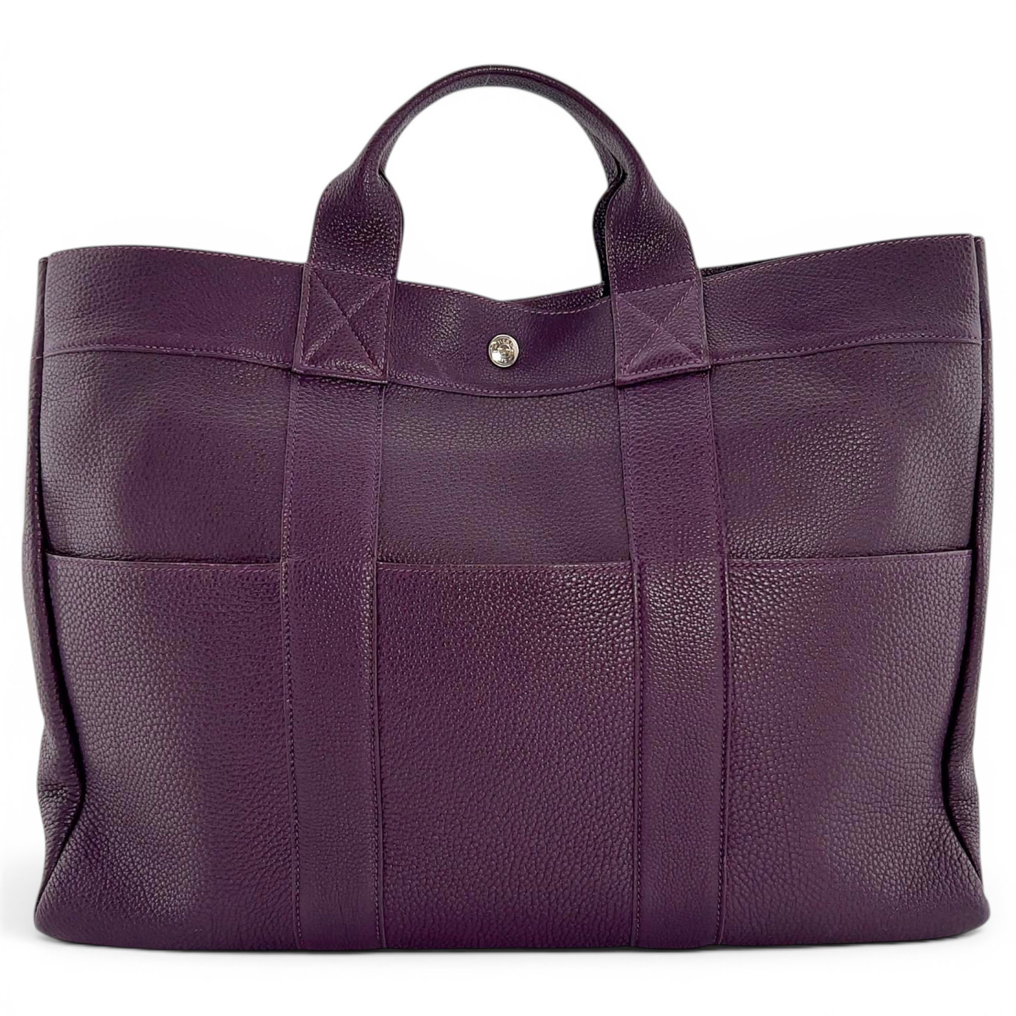 Leather tote