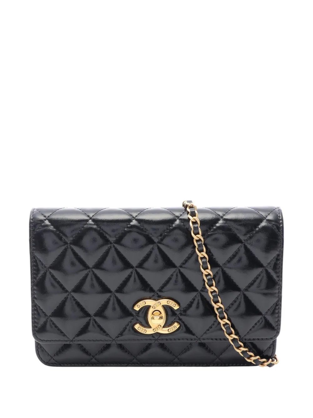2021-2026 CC Quilted Lambskin Wallet on Chain crossbody bag
