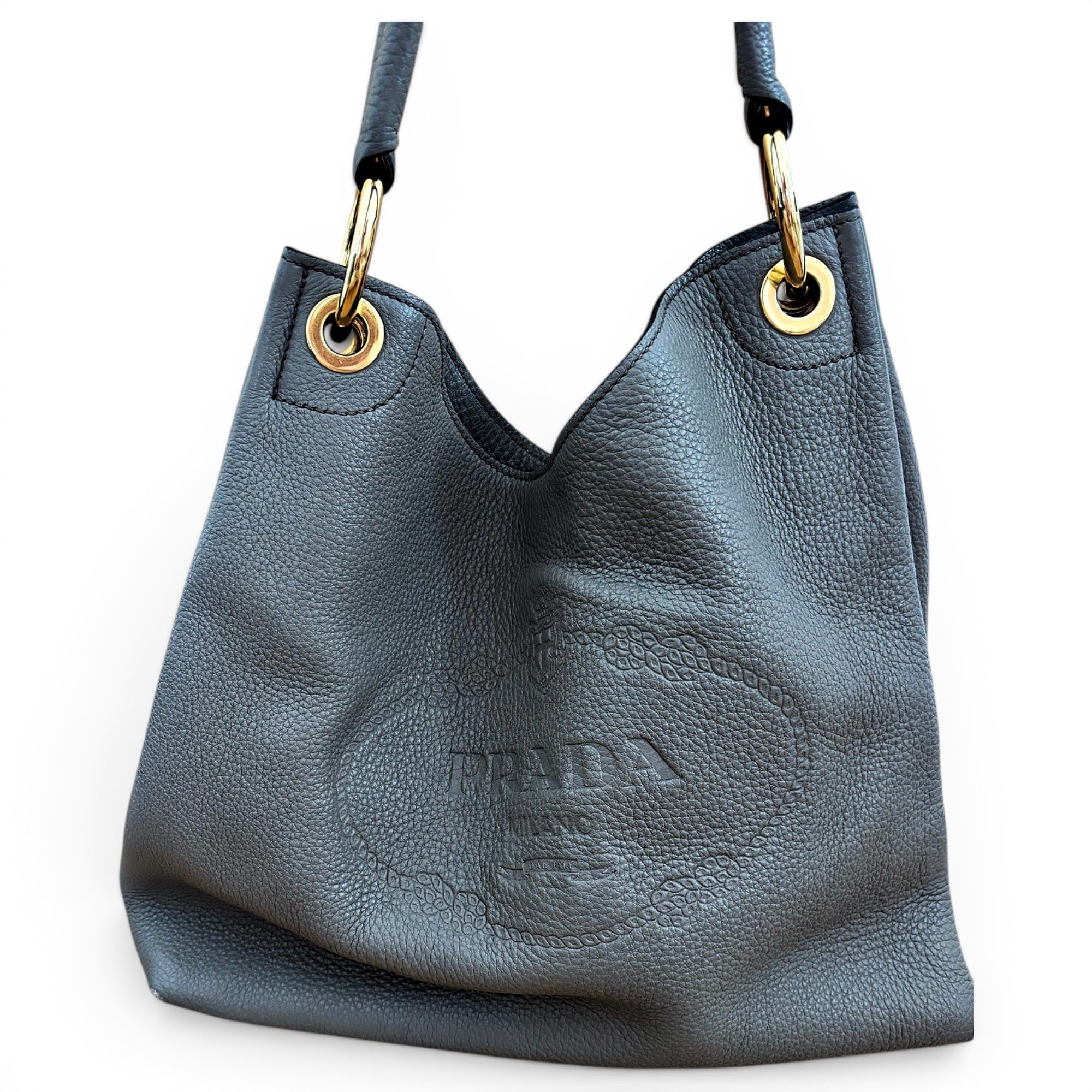 Leather handbag