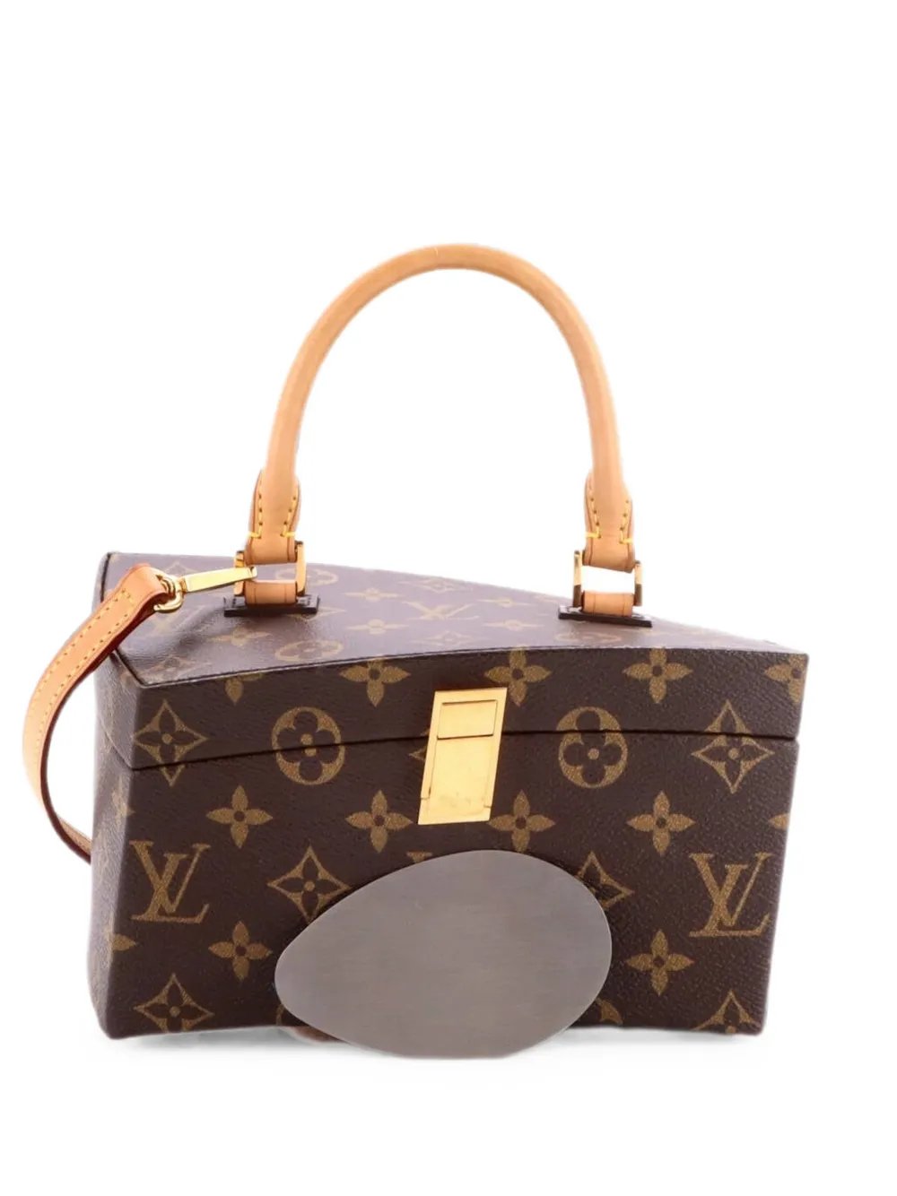 Frank Gehry Twisted Box Bag Monogram Canvas satchel