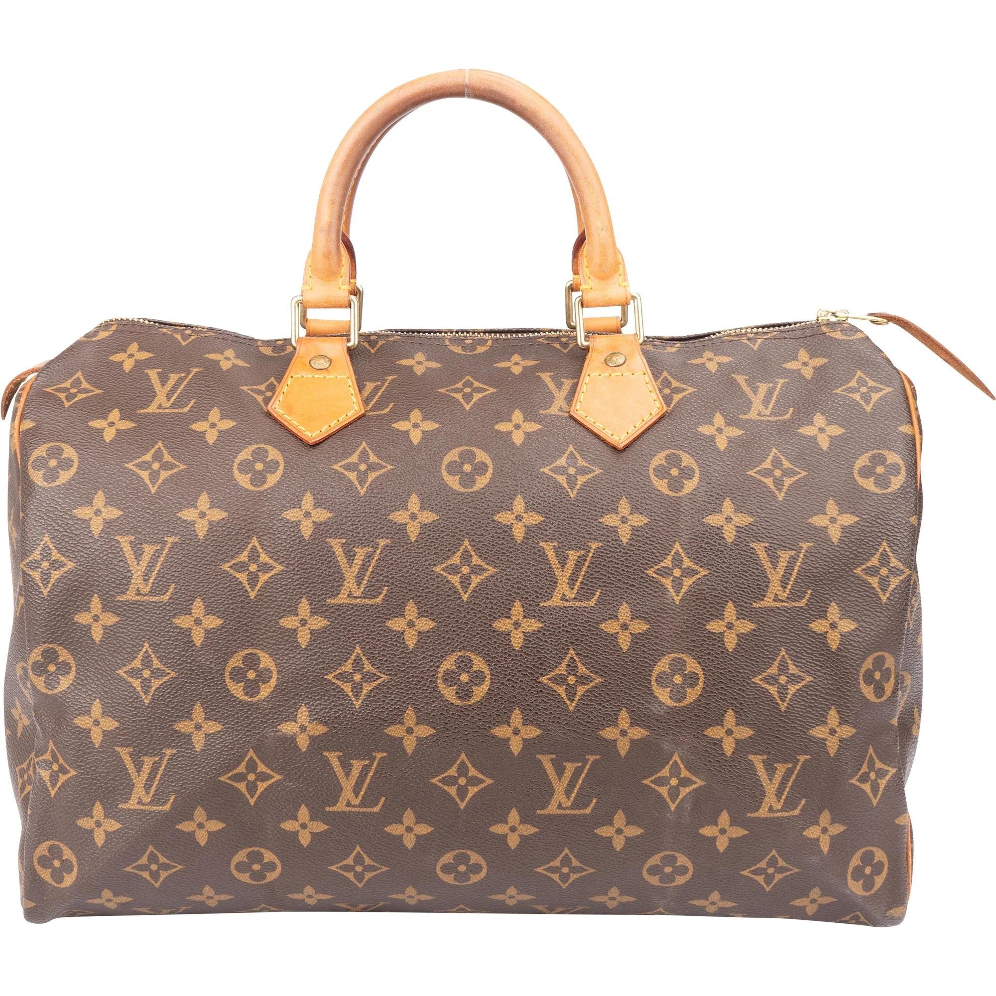 Speedy leather handbag