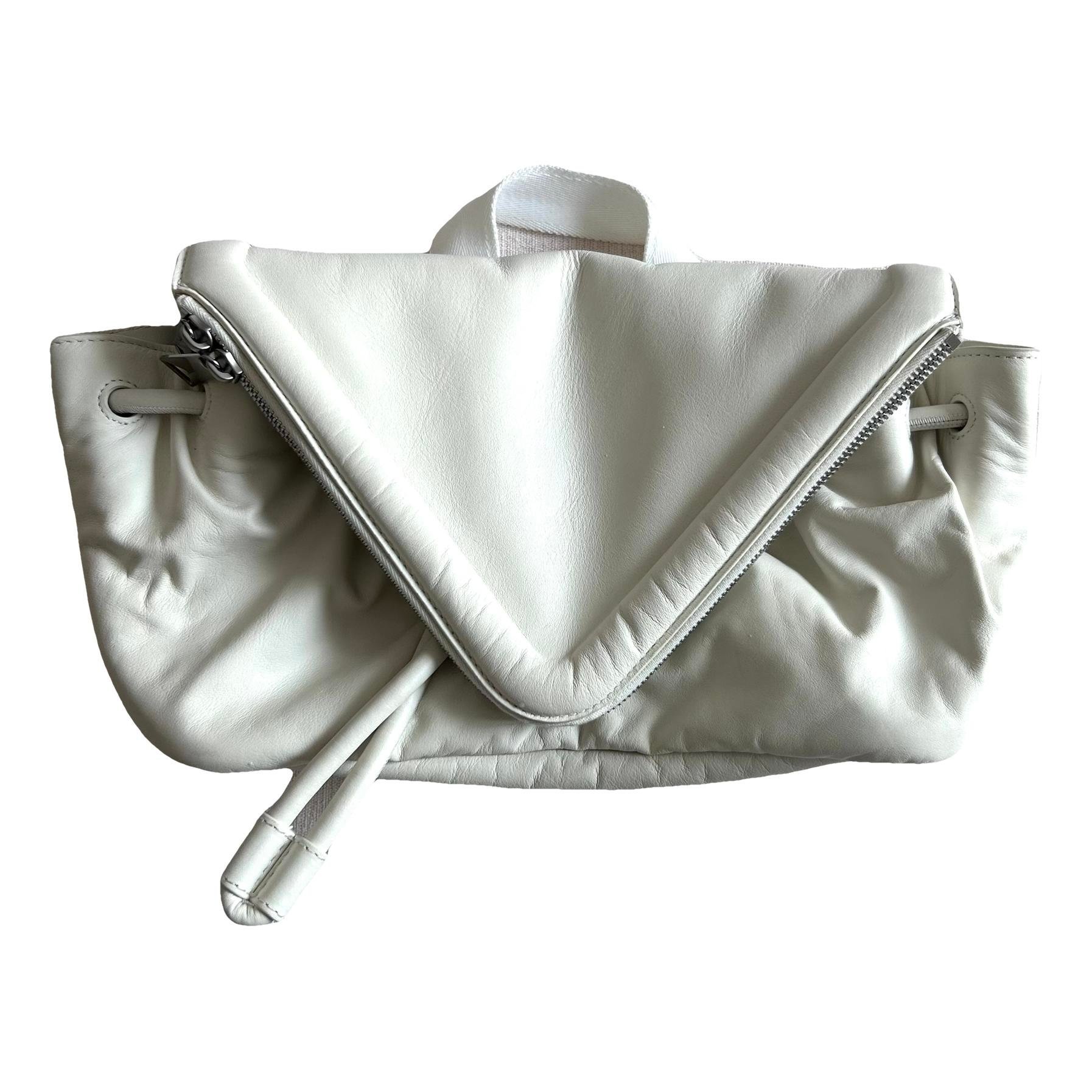 BV Trine leather clutch bag