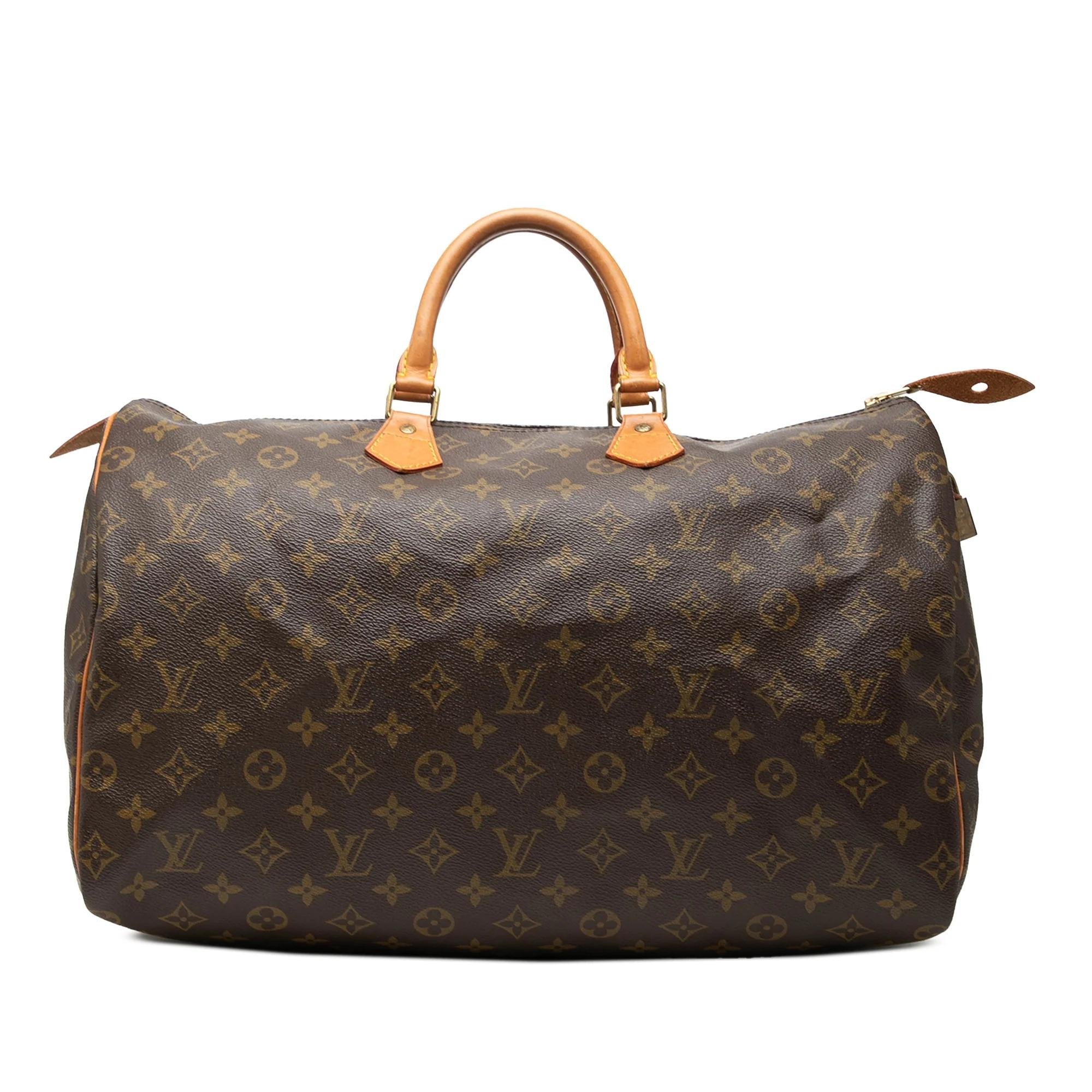Speedy leather bag