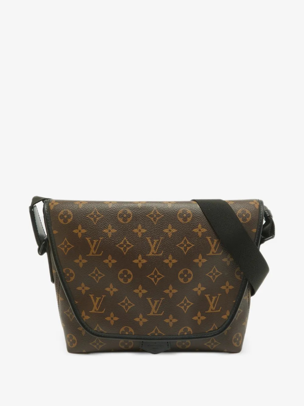 Magnetic Monogram Macassar messenger bag