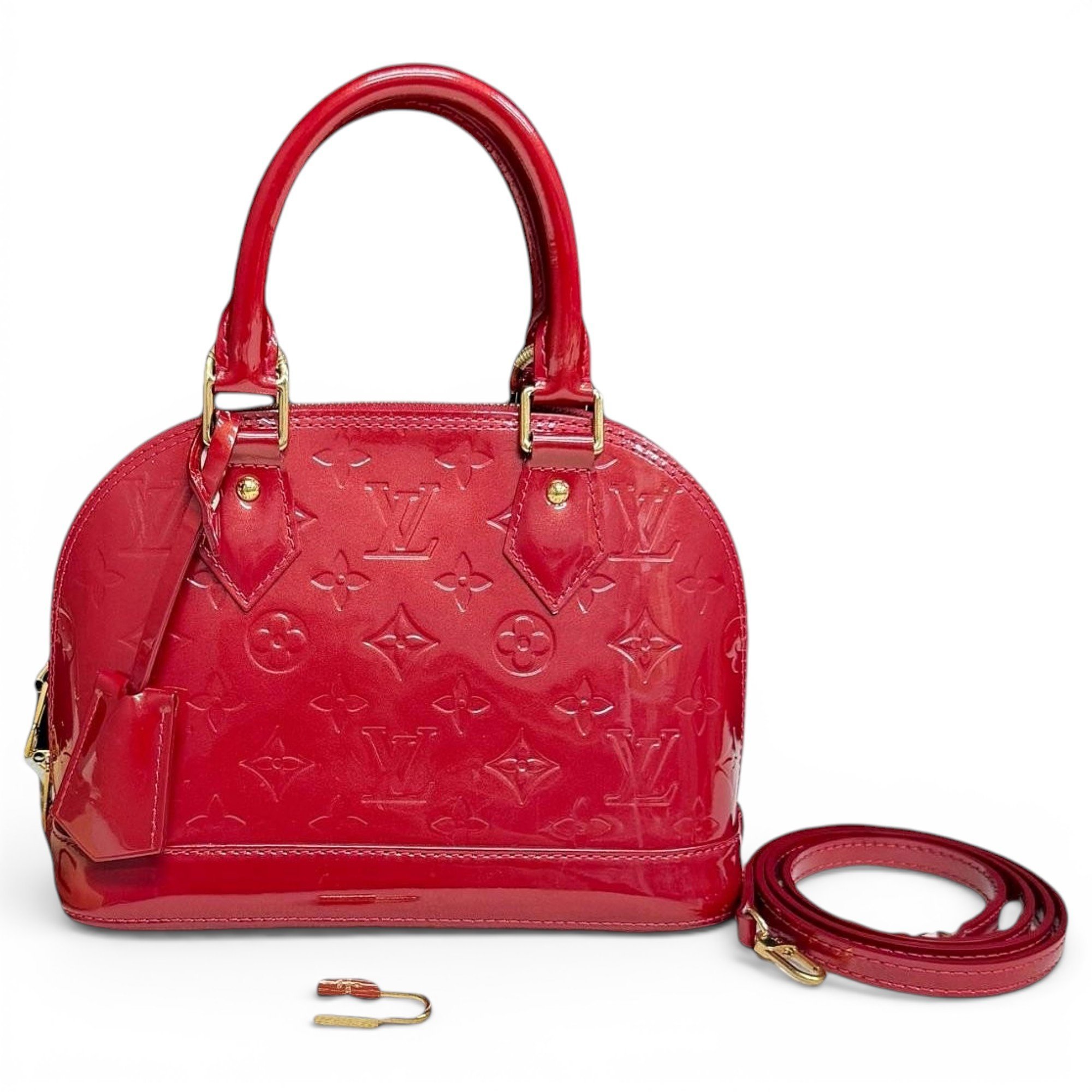 Alma BB patent leather handbag