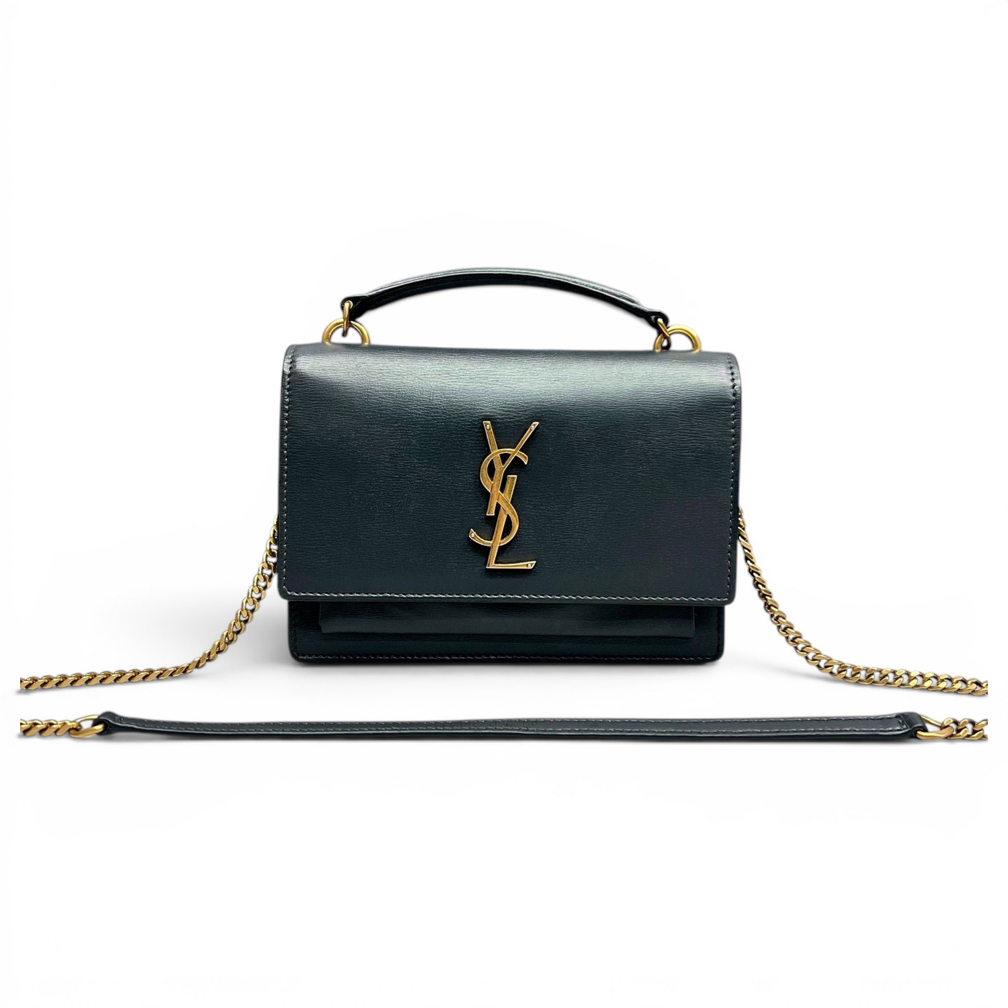 Sunset leather handbag