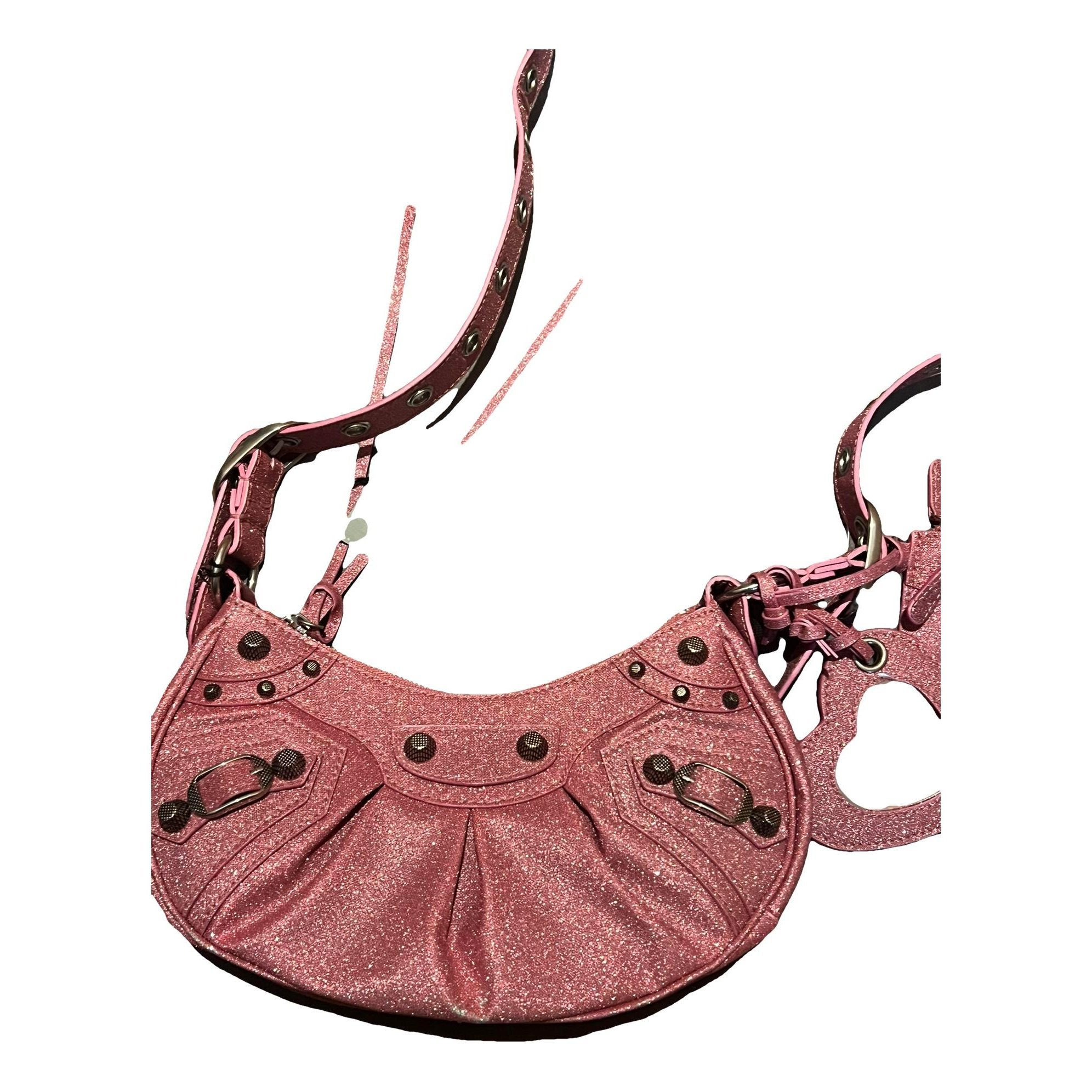 Le Cagole glitter handbag