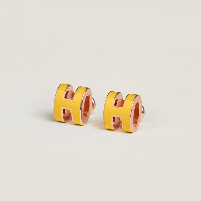 New Jaune De Naples Mini Pop H Earrings