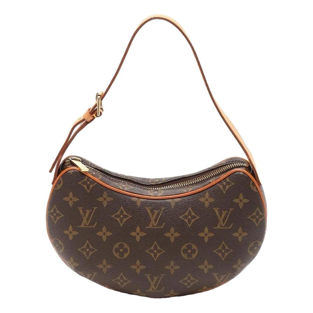 Croissant leather handbag