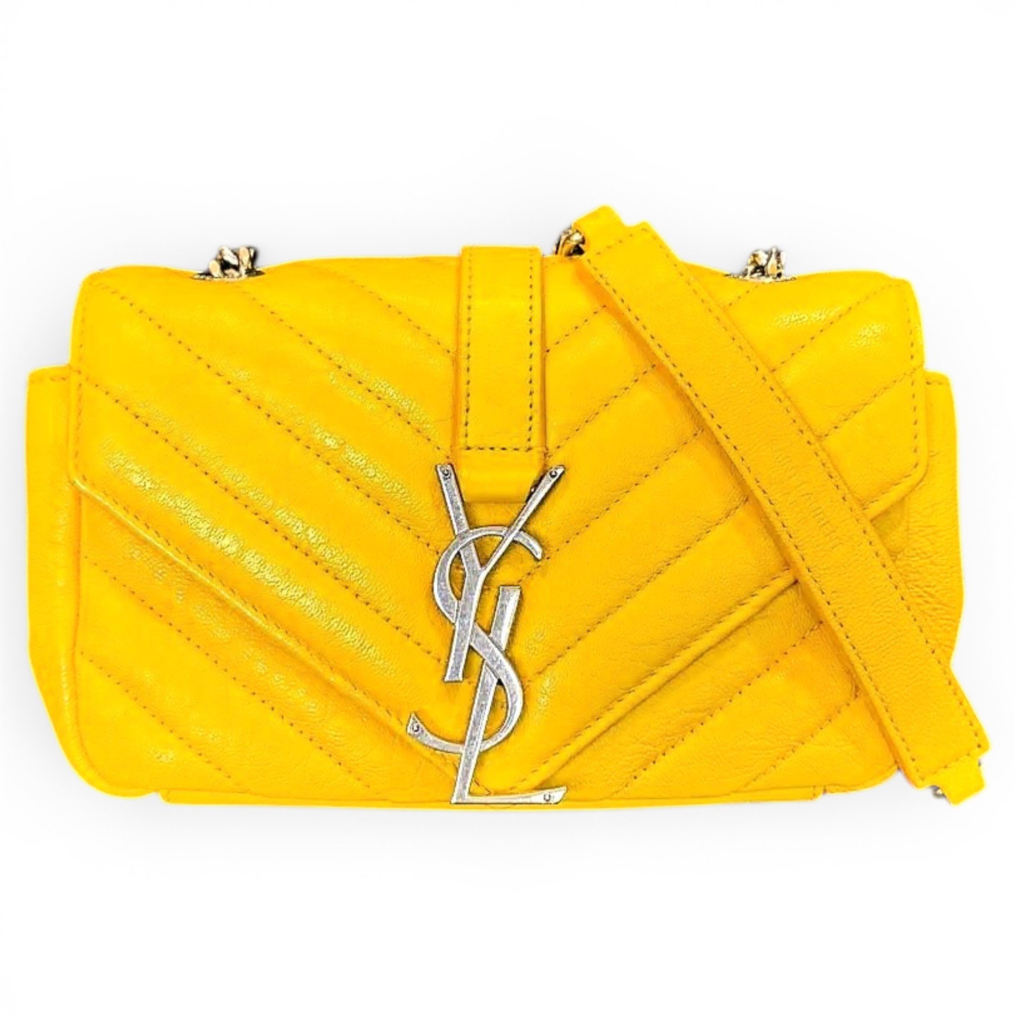 Envelope leather handbag