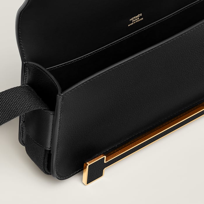 Noir Hermès Geta Slim Bag