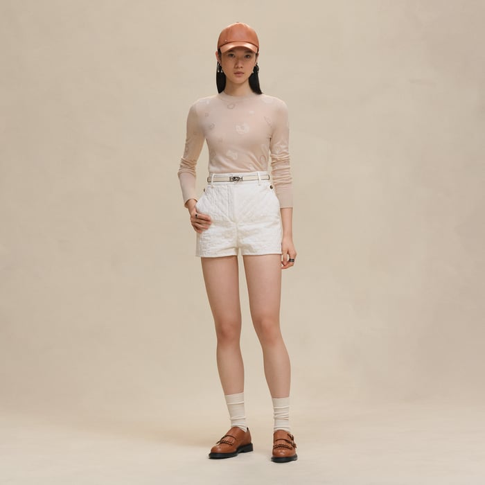 Blanc Cygne "Candy Libris" Light Long-sleeve Sweater