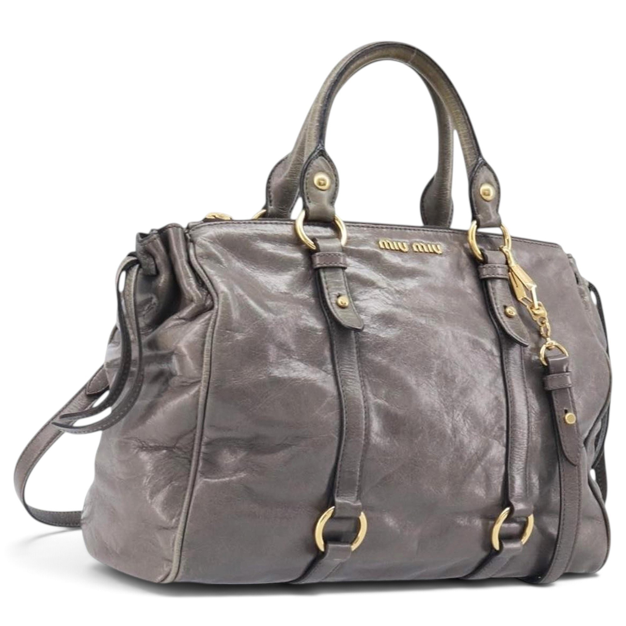 Leather handbag