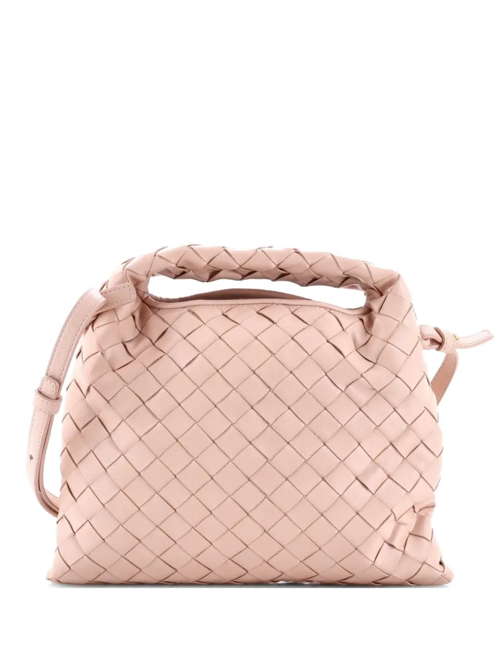 Hop Top Handle Bag Intrecciato Nappa Mini satchel