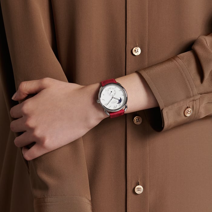 Sans Coloris Arceau Petite Lune Watch, Large Model, 38 MM
