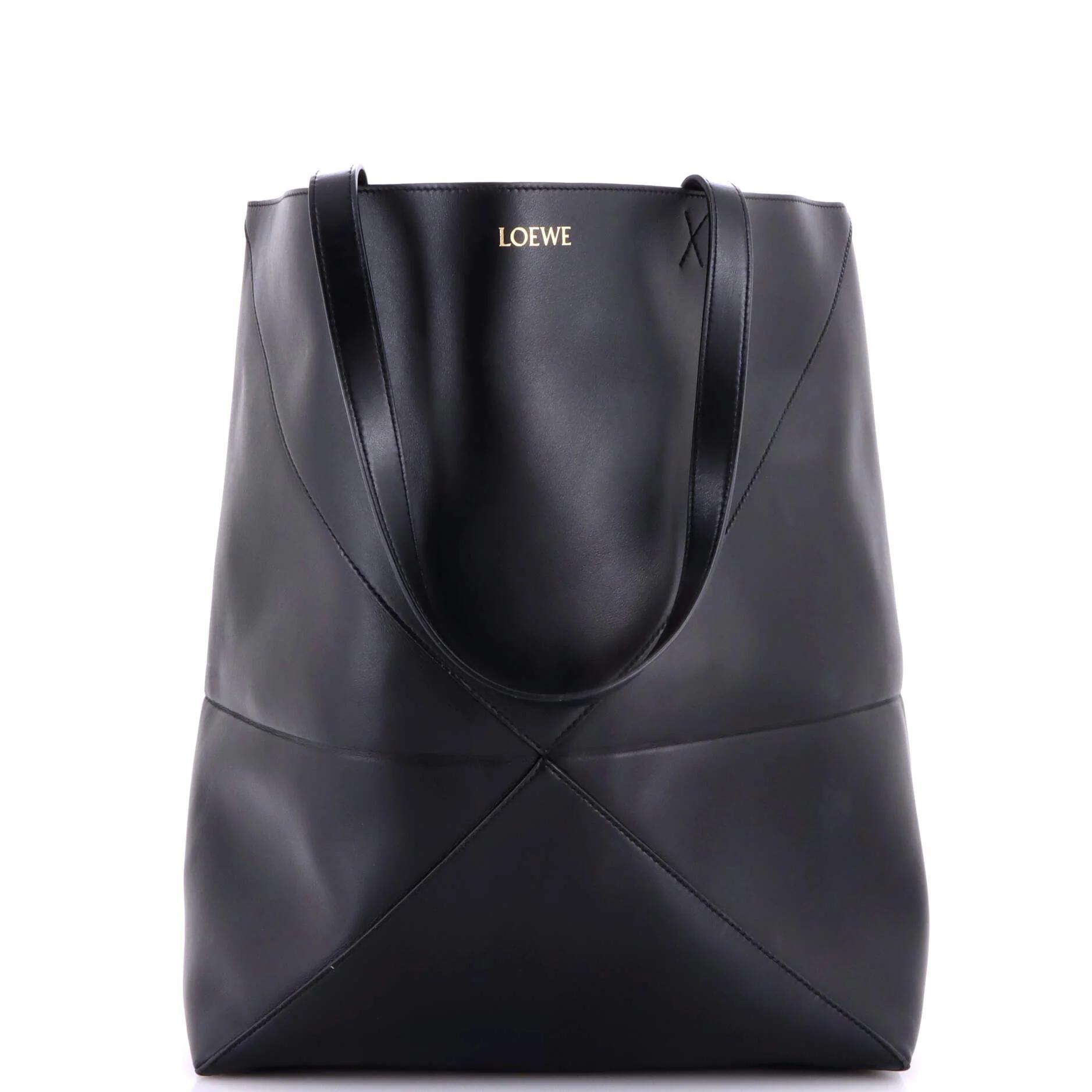 Leather tote