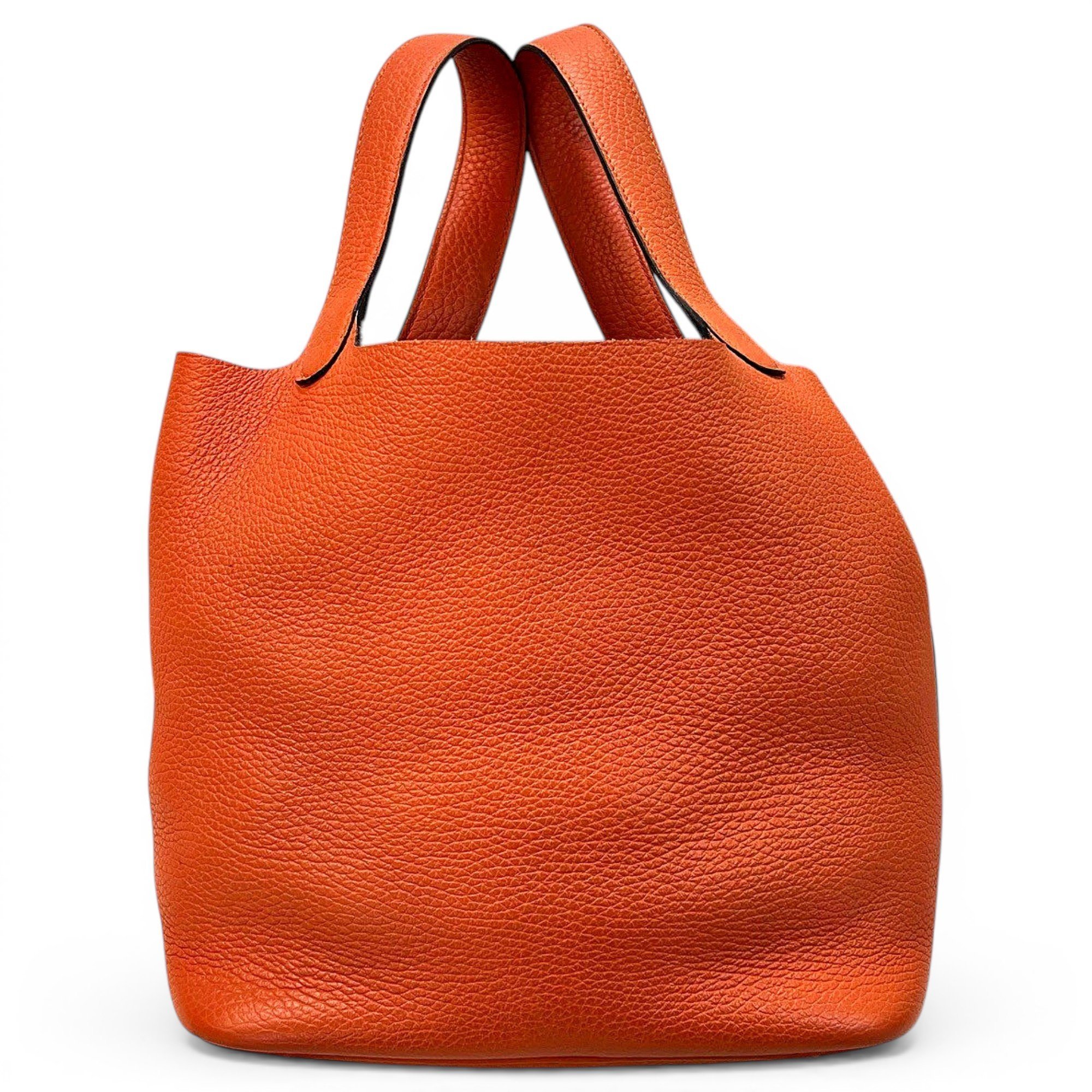 Picotin leather handbag