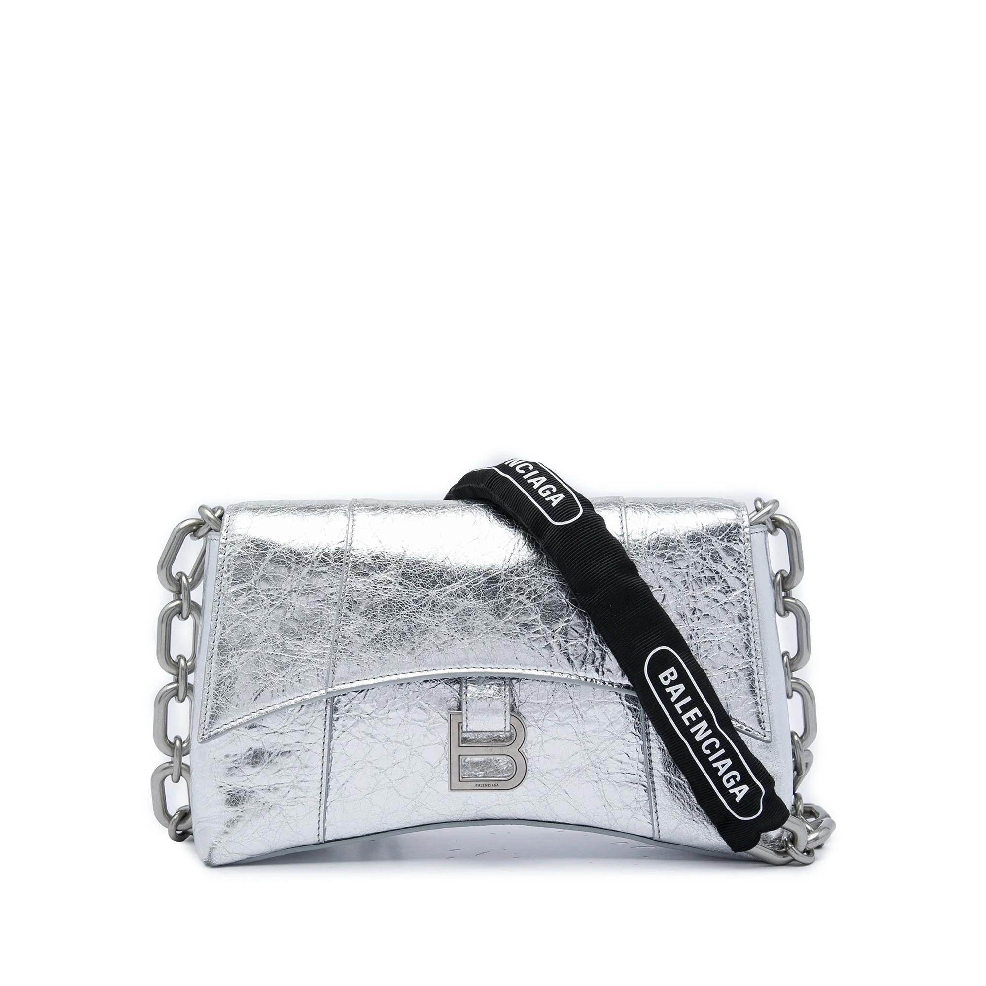 Hourglass pony-style calfskin handbag