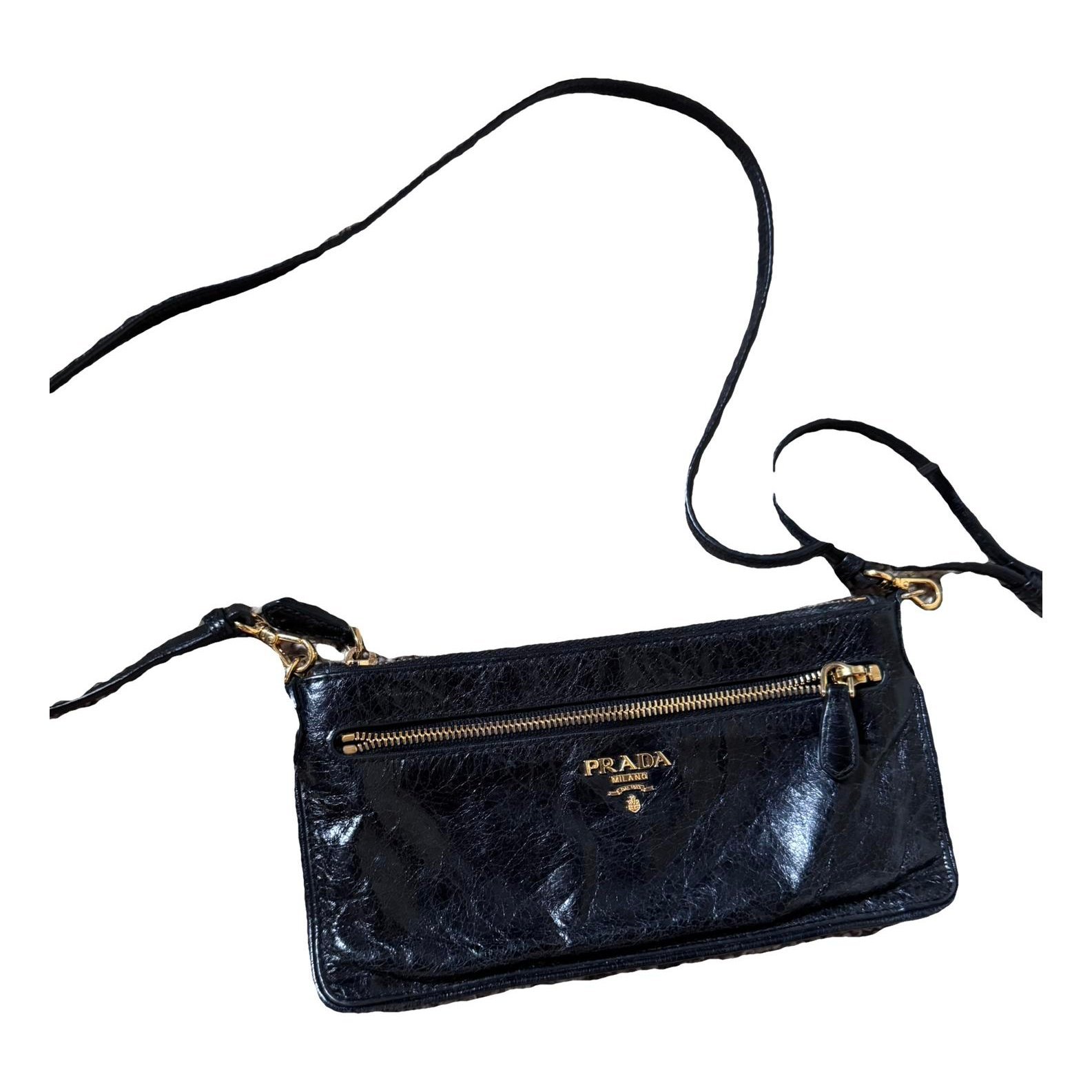 Leather crossbody bag