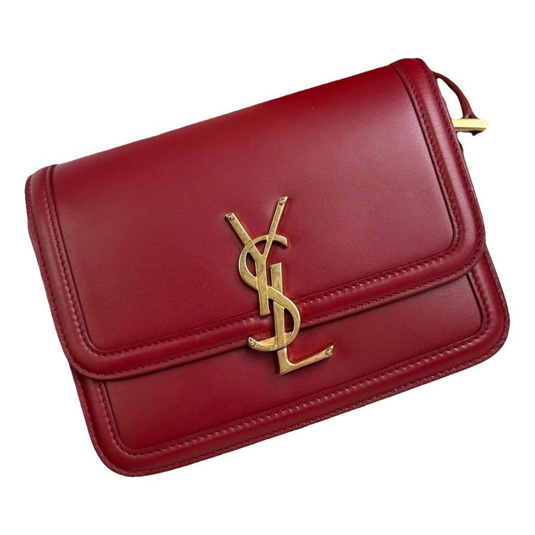 Solférino leather handbag