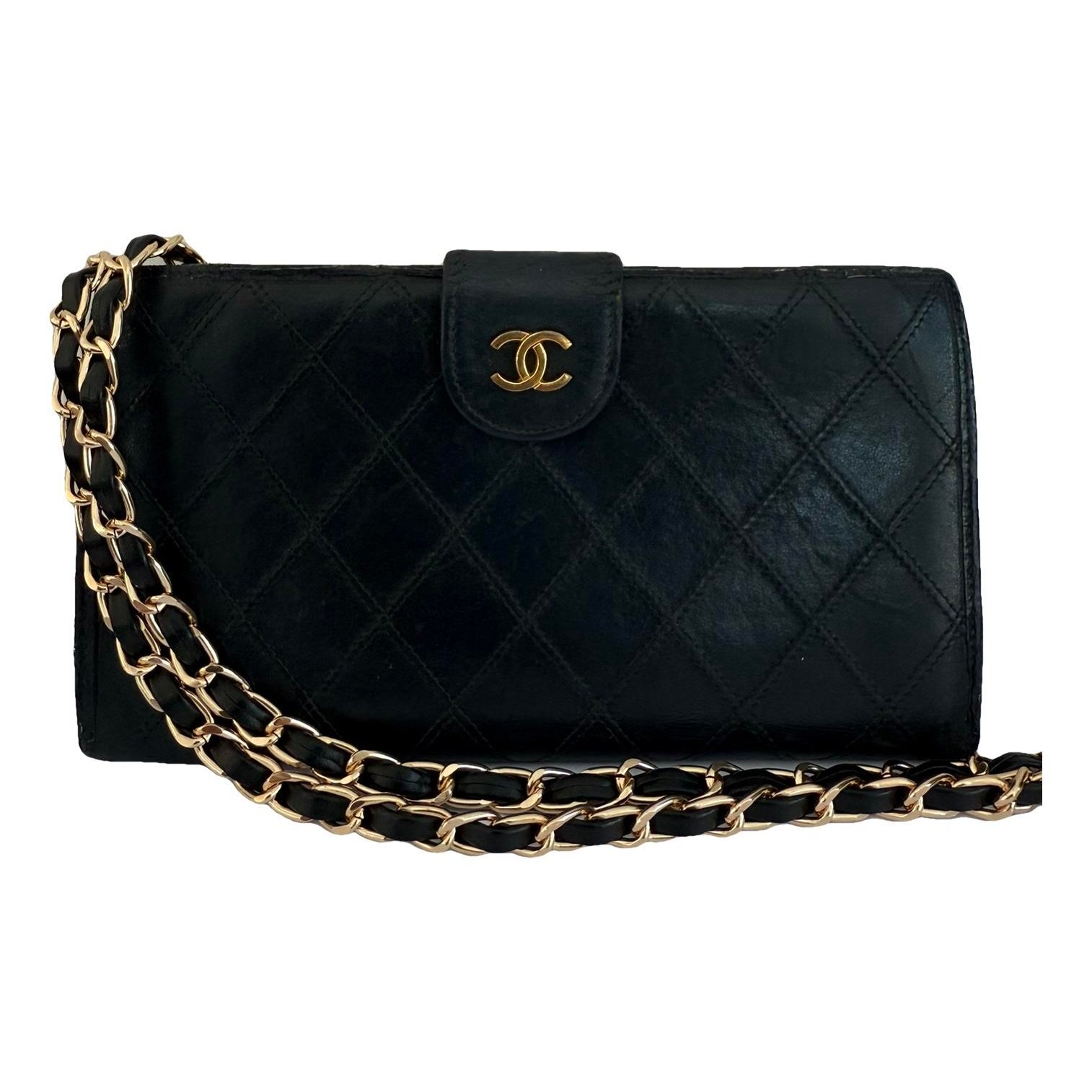 Wallet On Chain Timeless/Classique leather crossbody bag