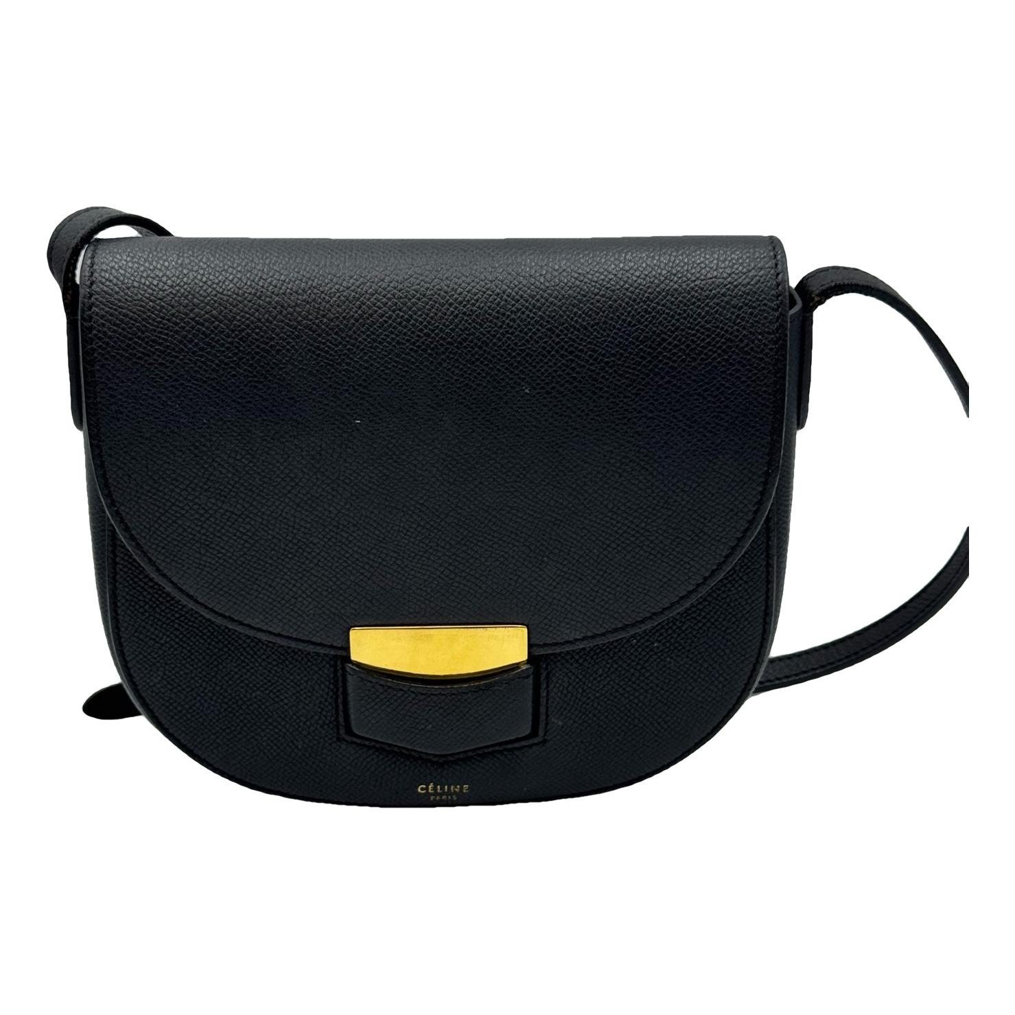 Trotteur leather crossbody bag