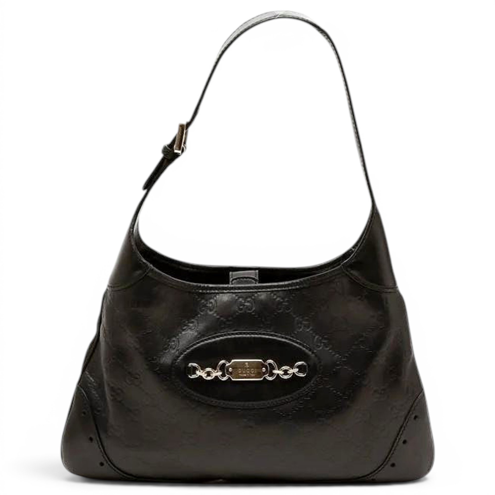 Hobo leather handbag