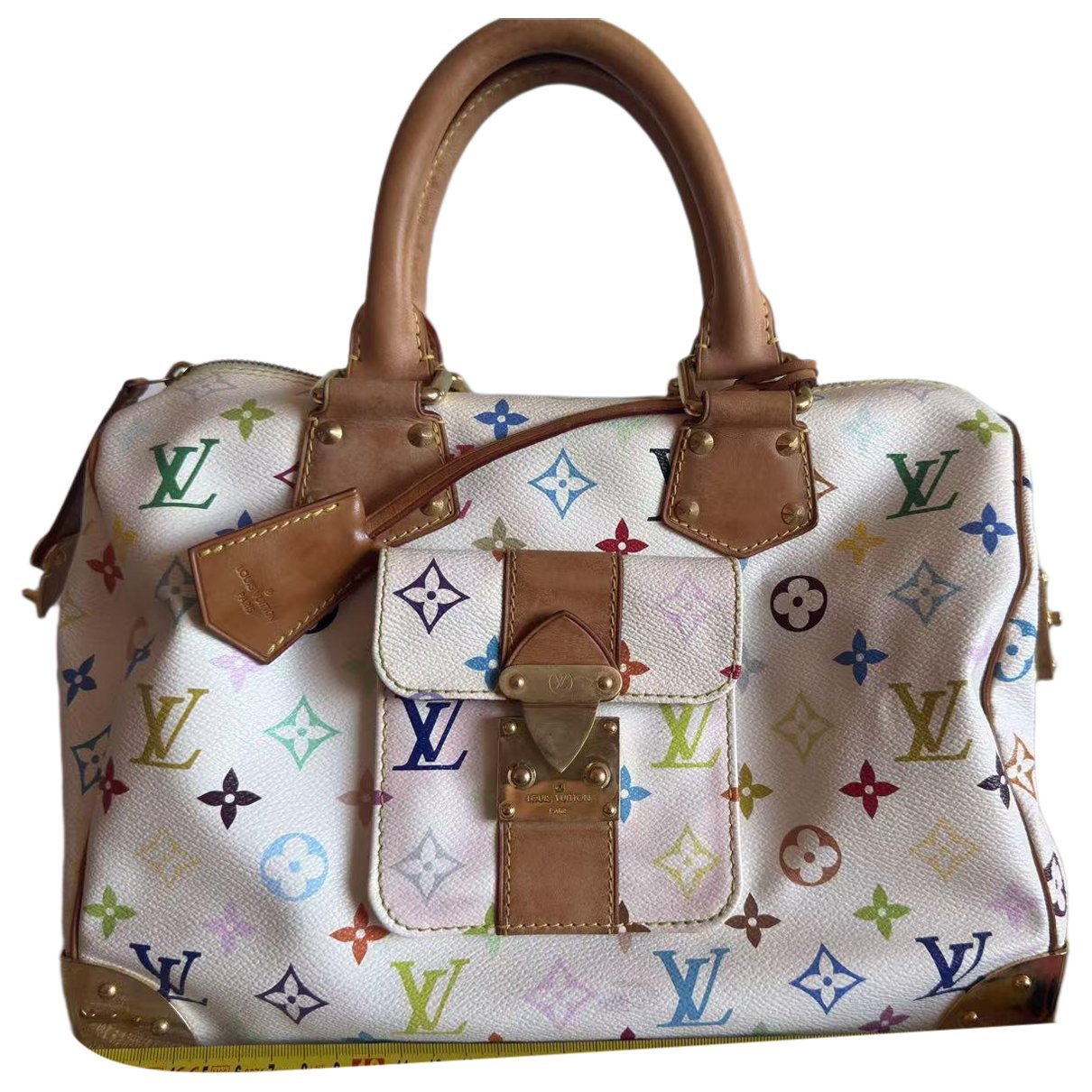 Speedy leather handbag